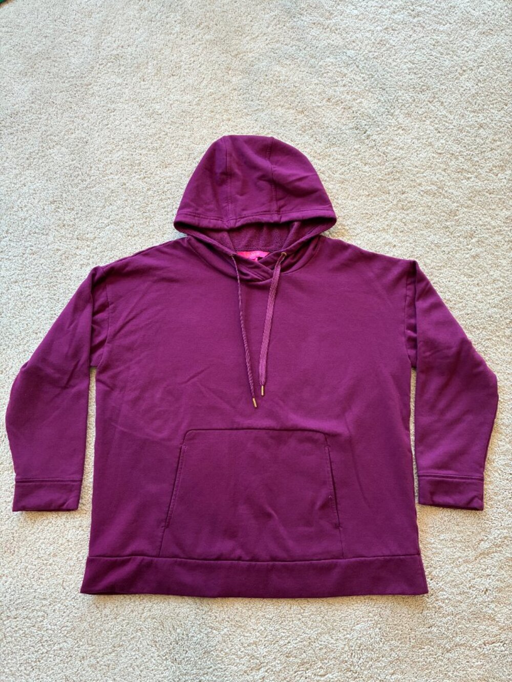 NWOT Lilly Pulitzer Magenta Pullover Hoodie Sweatshirt - Picture 2 of 11